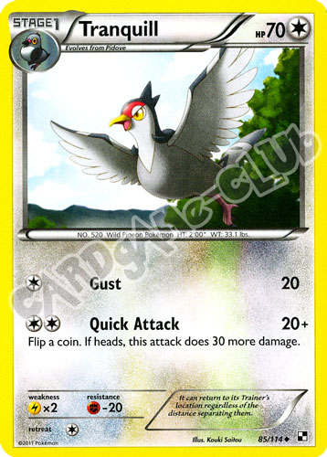 085 / 114 Tranquill non comune (EN) -NEAR MINT-