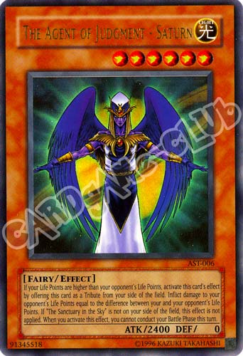 AST-006 The Agent of Judgment - Saturn ultra rara Unlimited (EN) -NEAR MINT-
