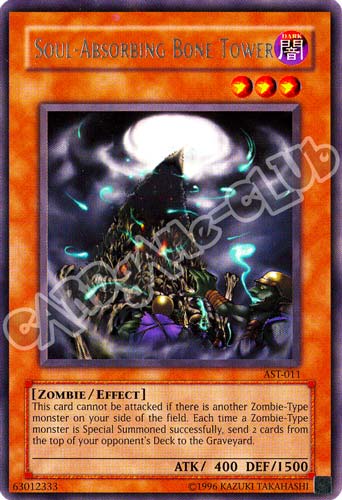 AST-011 Soul-Absorbing Bone Tower rara Unlimited (EN) -NEAR MINT-