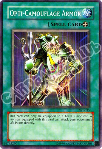 AST-035 Opti-Camouflage Armor comune Unlimited (EN) -NEAR MINT-