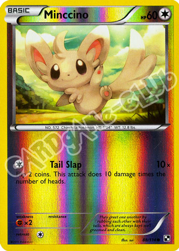 088 / 114 Minccino comune foil reverse (EN) -NEAR MINT-