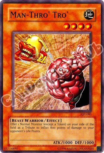 AST-081 Man-Thro' Tro' comune Unlimited (EN) -NEAR MINT-