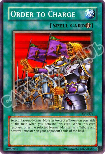 AST-085 Order to Charge comune Unlimited (EN) -NEAR MINT-