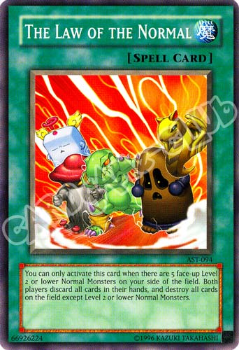 AST-094 The Law of the Normal comune Unlimited (EN) -NEAR MINT-