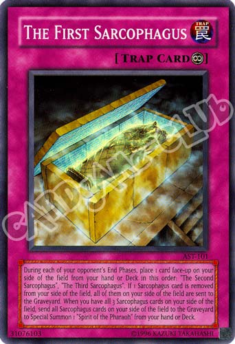 AST-101 The First Sarcophagus super rara Unlimited (EN) -NEAR MINT-
