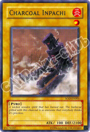 SOD-EN001 Charcoal Inpachi rara Unlimited (EN) -NEAR MINT-