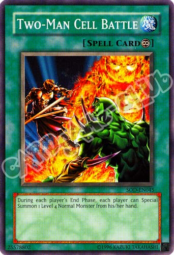 SOD-EN045 Two-Man Cell Battle comune Unlimited (EN) -NEAR MINT-