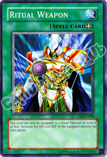 SOD-EN048 Ritual Weapon comune Unlimited (EN) -NEAR MINT-