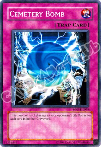 SOD-EN059 Cemetery Bomb comune Unlimited (EN) -NEAR MINT-