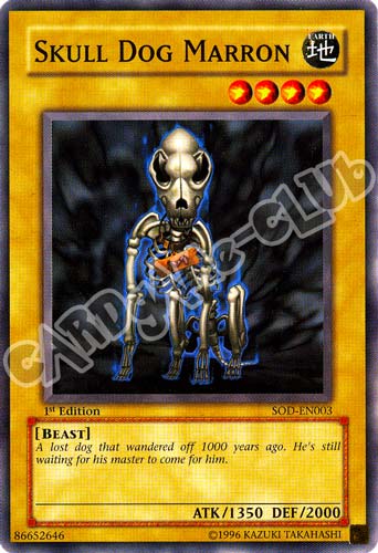 SOD-EN003 Skull Dog Marron comune 1st Edition (EN) -NEAR MINT-
