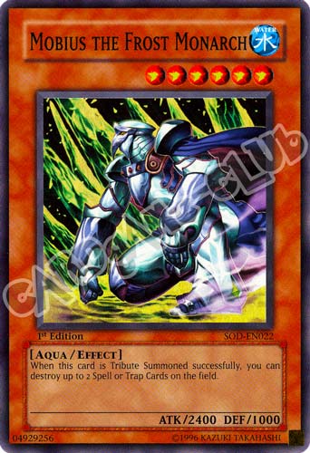SOD-EN022 Mobius the Frost Monarch super rara 1st Edition (EN) -NEAR MINT-