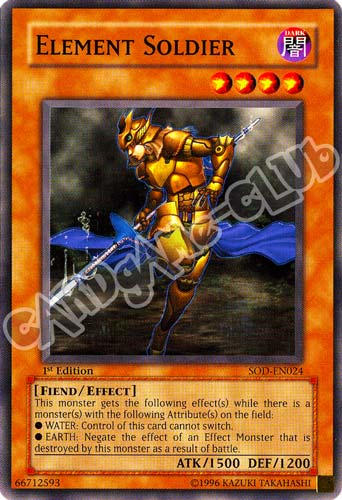 SOD-EN024 Element Soldier comune 1st Edition (EN) -NEAR MINT-