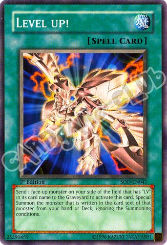 SOD-EN041 Level Up! comune 1st Edition (EN) -NEAR MINT-