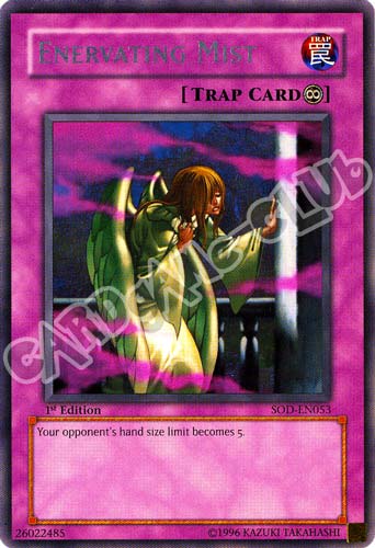 SOD-EN053 Enervating Mist rara 1st Edition (EN) -NEAR MINT-