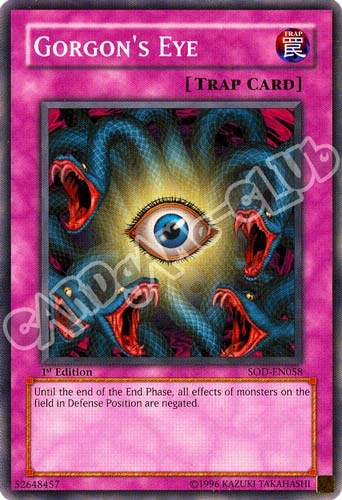 SOD-EN058 Gorgon's Eye comune 1st Edition (EN) -NEAR MINT-