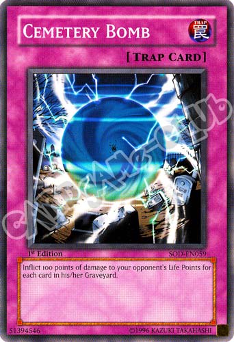 SOD-EN059 Cemetery Bomb comune 1st Edition (EN) -NEAR MINT-