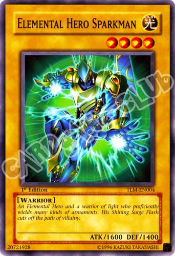 TLM-EN004 Elemental Hero Sparkman comune 1st Edition (EN) -NEAR MINT-