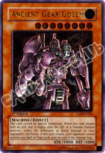 TLM-EN006 Ancient Gear Golem ultra rara 1st Edition (EN) -NEAR MINT-