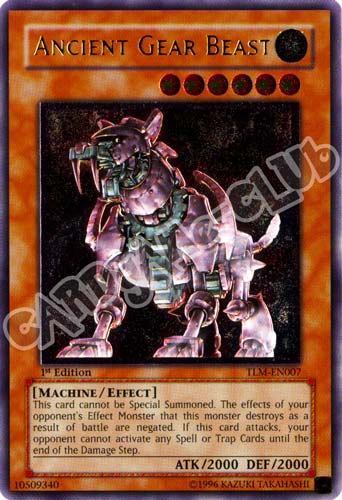 TLM-EN007 Ancient Gear Beast rara ultimate 1st Edition (EN) -NEAR MINT-