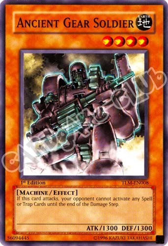 TLM-EN008 Ancient Gear Soldier comune 1st Edition (EN) -NEAR MINT-