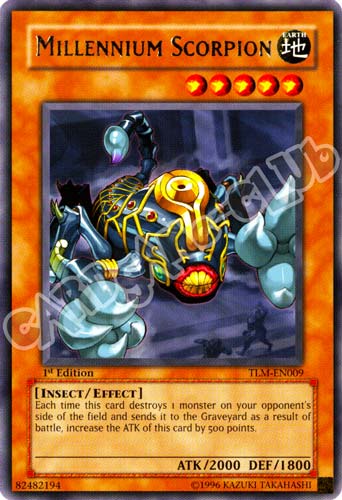 TLM-EN009 Millenium Scorpion rara 1st Edition (EN) -NEAR MINT-