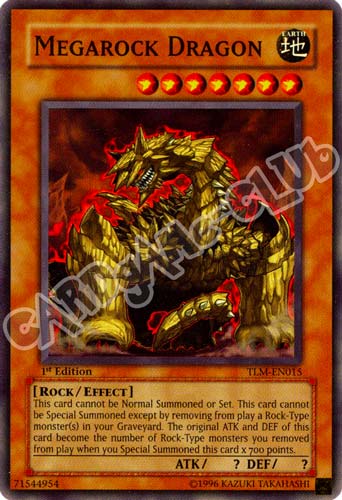 TLM-EN015 Mega-Rock Dragon super rara 1st Edition (EN) -NEAR MINT-