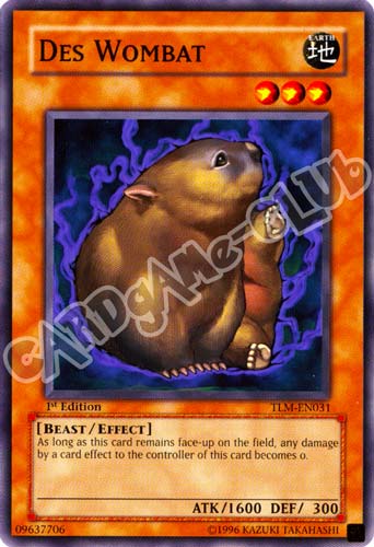 TLM-EN031 Des Wombat comune 1st Edition (EN) -NEAR MINT-
