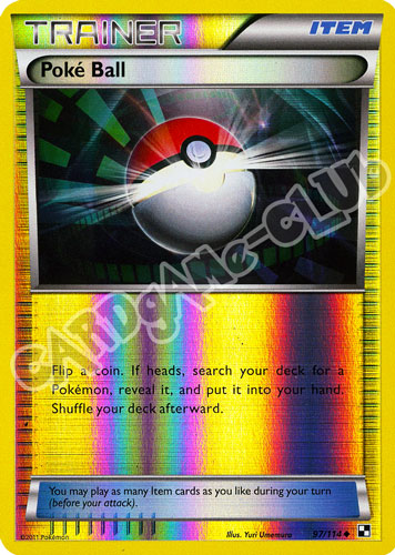 097 / 114 Poke' Ball non comune foil reverse (EN) -NEAR MINT-