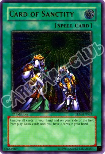 TLM-EN037 Card of Sanctity super rara 1st Edition (EN) -NEAR MINT-
