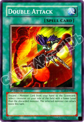 TLM-EN040 Double Attack comune 1st Edition (EN) -NEAR MINT-