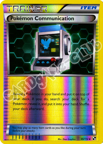 099 / 114 Pokemon Communication non comune foil reverse (EN) -NEAR MINT-