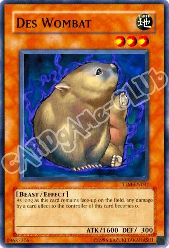 TLM-EN031 Des Wombat comune Unlimited (EN) -NEAR MINT-