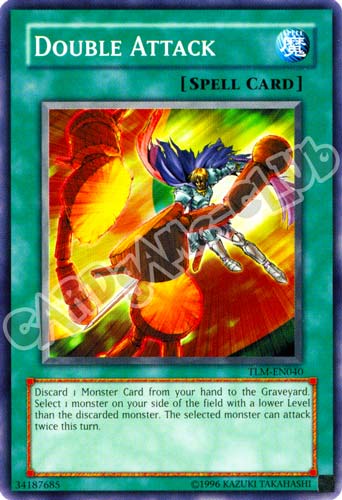 TLM-EN040 Double Attack comune Unlimited (EN) -NEAR MINT-