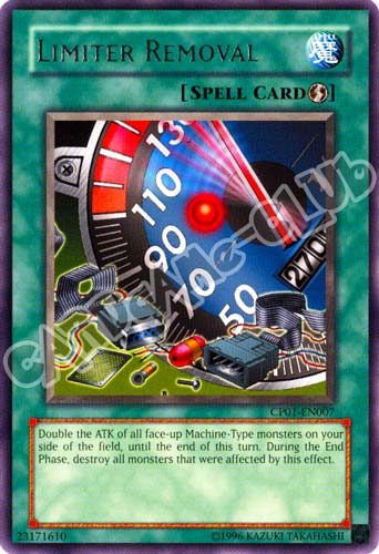 CP01-EN007 Limiter Removal rara Unlimited (EN) -NEAR MINT-