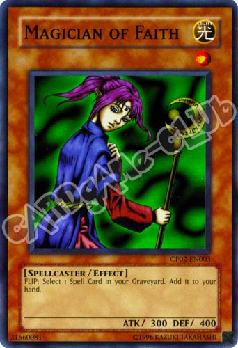 CP02-EN003 Magician of Faith super rara Unlimited (EN) -NEAR MINT-