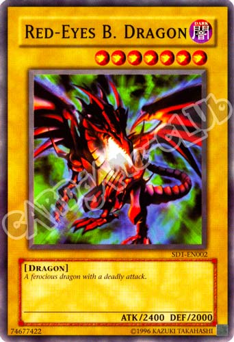 SD1-EN002 Red-Eyes B. Dragon comune Unlimited (EN) -NEAR MINT-