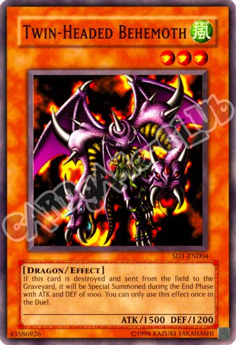 SD1-EN004 Twin-Headed Behemoth comune Unlimited (EN) -NEAR MINT-