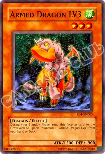 SD1-EN005 Armed Dragon LV3 comune Unlimited (EN) -NEAR MINT-