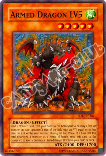 SD1-EN006 Armed Dragon LV5 comune Unlimited (EN) -NEAR MINT-