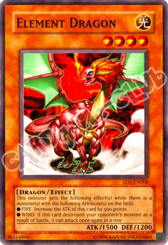 SD1-EN008 Element Dragon comune Unlimited (EN) -NEAR MINT-