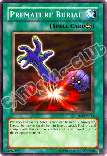 SD1-EN013 Premature Burial comune Unlimited (EN) -NEAR MINT-