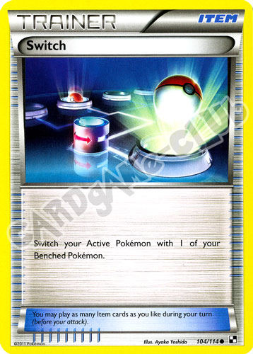 104 / 114 Switch comune (EN) -NEAR MINT-