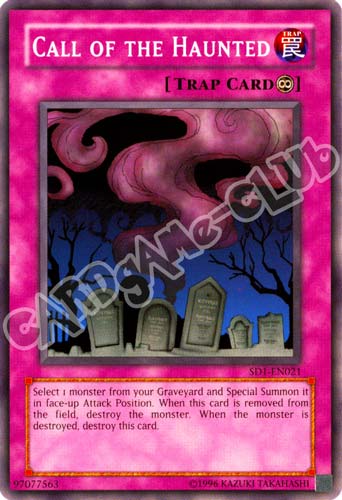 SD1-EN021 Call of the Haunted comune Unlimited (EN) -NEAR MINT-