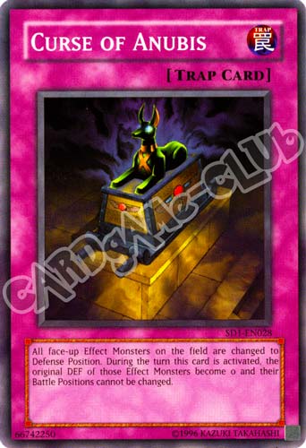 SD1-EN028 Curse of Anubis comune Unlimited (EN) -NEAR MINT-