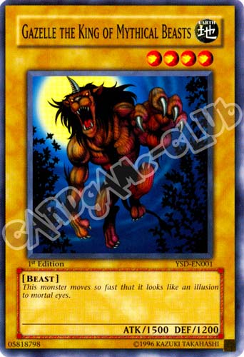 YSD-EN001 Gazelle the King of Mythical Beasts comune 1st Edition (EN) -NEAR MINT-