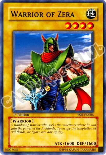 YSD-EN006 Warrior of Zera comune 1st Edition (EN) -NEAR MINT-
