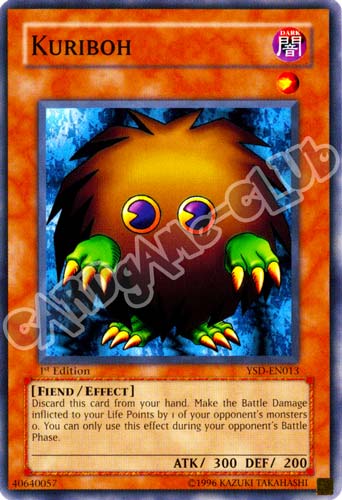 YSD-EN013 Kuriboh comune 1st Edition (EN) -NEAR MINT-