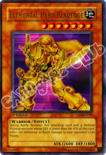 YSD-EN019 Elemental Hero Bladedge ultra rara 1st Edition (EN) -NEAR MINT-