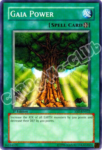 YSD-EN022 Gaia Power comune 1st Edition (EN) -NEAR MINT-