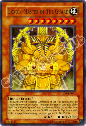 SD7-EN001 Exxod, Master of the Guard ultra rara Unlimited (EN) -NEAR MINT-